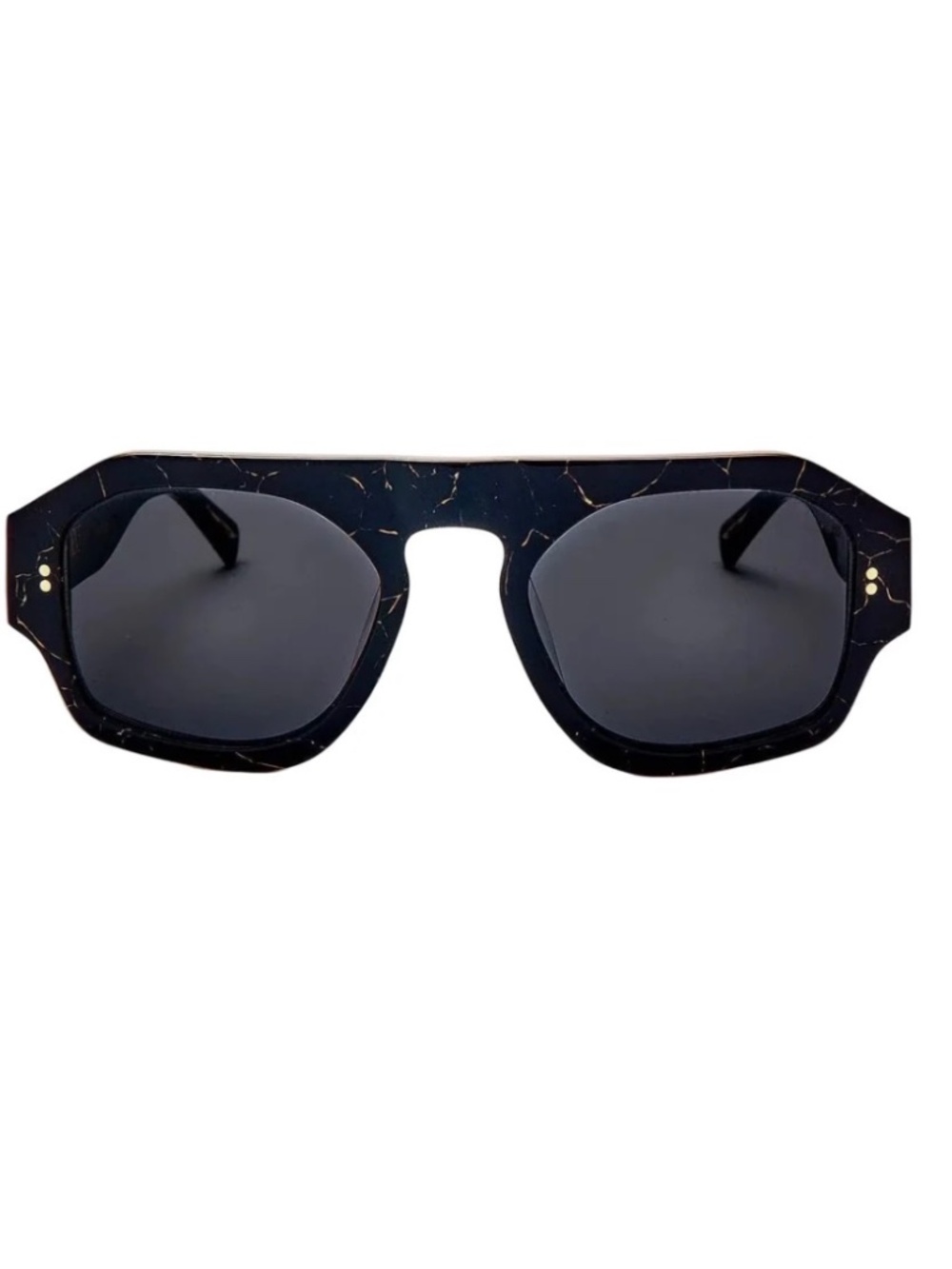 NEW SARDINE - LOUIE - NOUVEAU NOIR AVIATOR SUNGLASSES